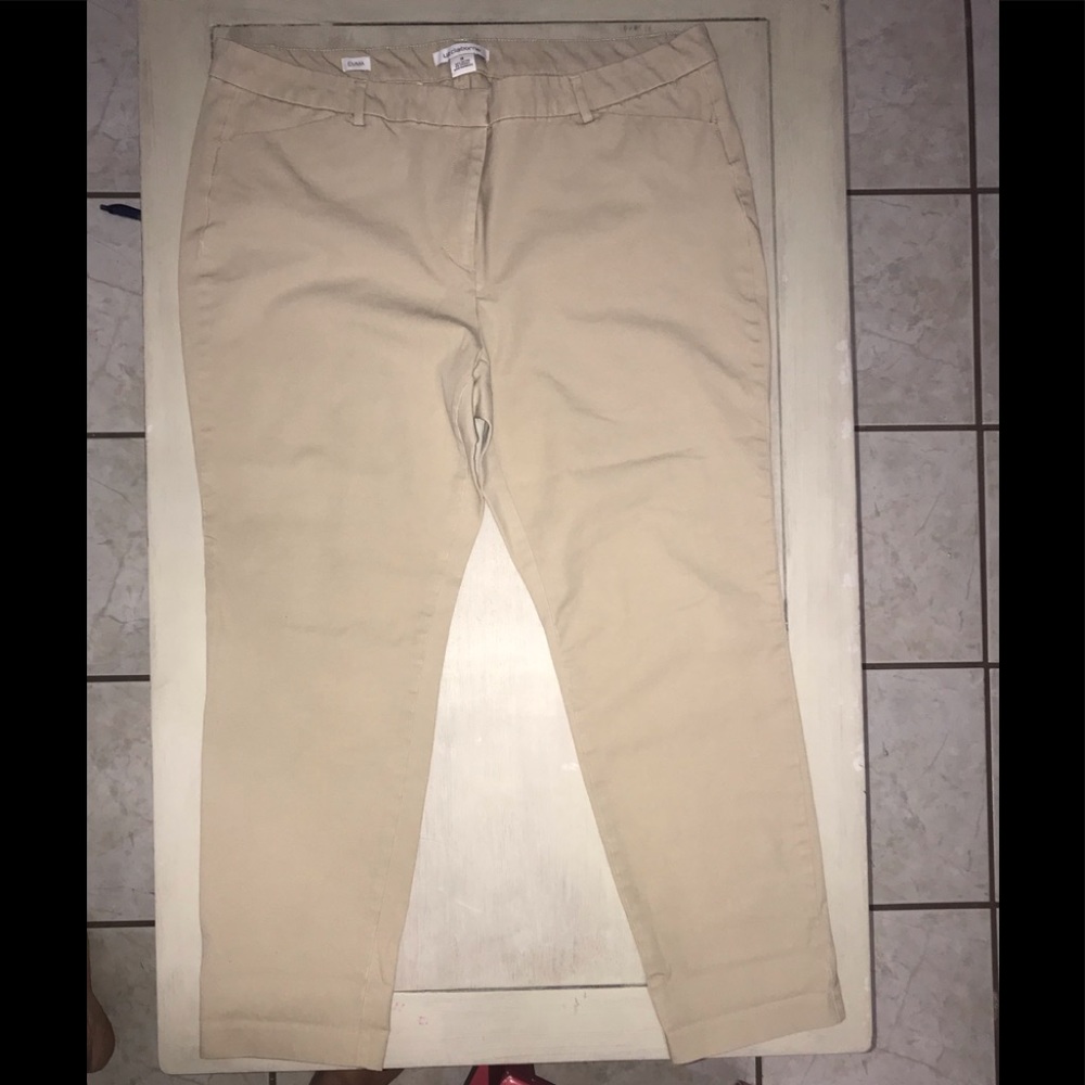 Liz Claiborne khaki pants